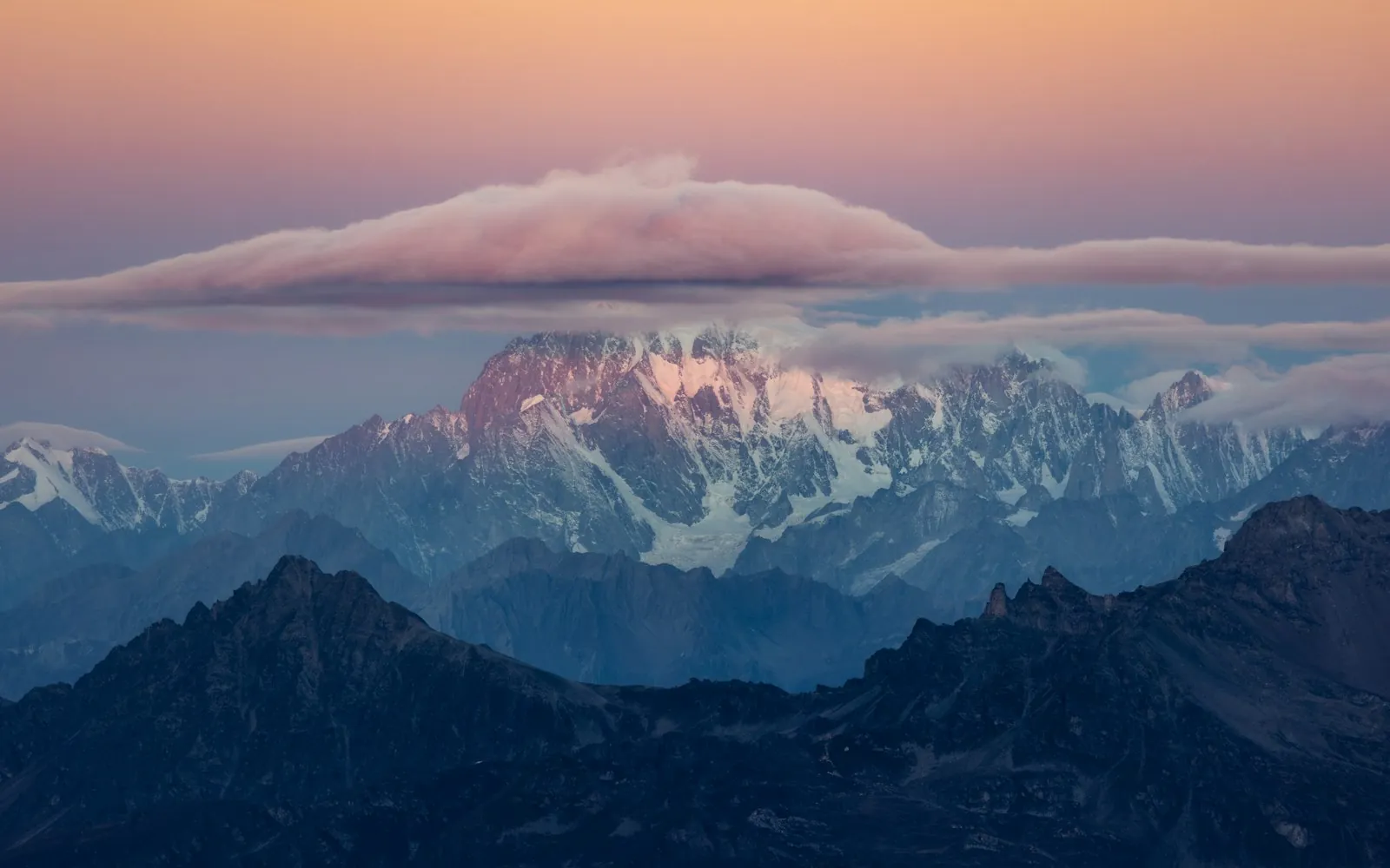 Courmayeur and the Mont Blanc massif