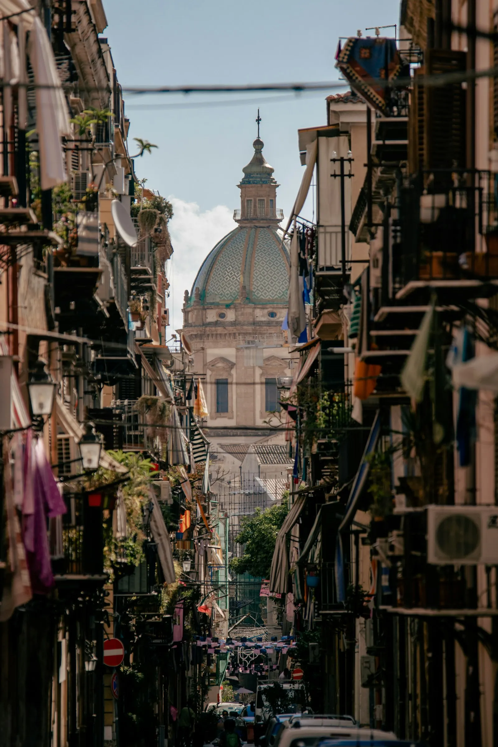 A street in Palermo's historic centre